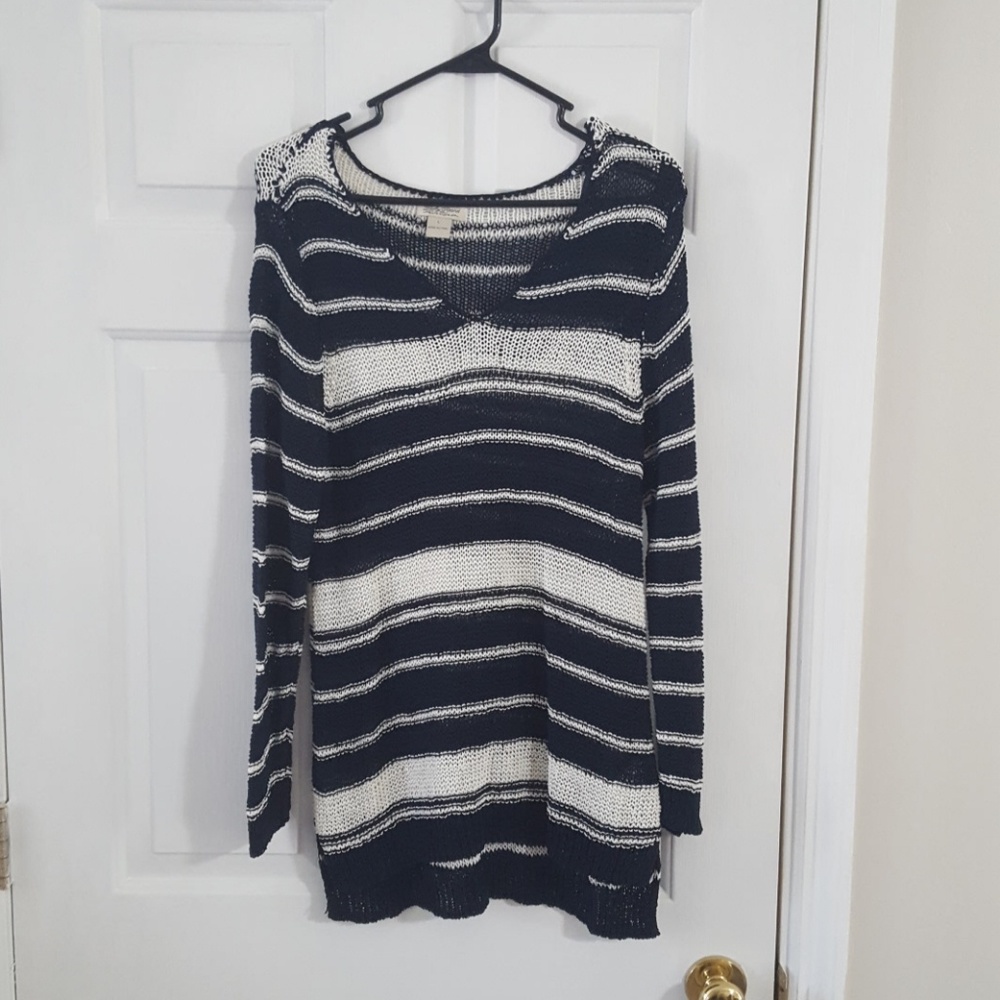 Lucky Brand Mesh Sweater. New